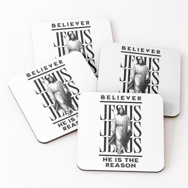 Item preview, Believer - He Is The Reason - Easter Christian T-Shirt + other products - Jesus Graphic White Edition designed and sold by RMD-Design.