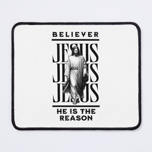 Item preview, Believer - He Is The Reason - Easter Christian T-Shirt + other products - Jesus Graphic White Edition designed and sold by RMD-Design.