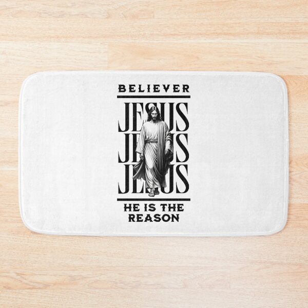Item preview, Believer - He Is The Reason - Easter Christian T-Shirt + other products - Jesus Graphic White Edition designed and sold by RMD-Design.