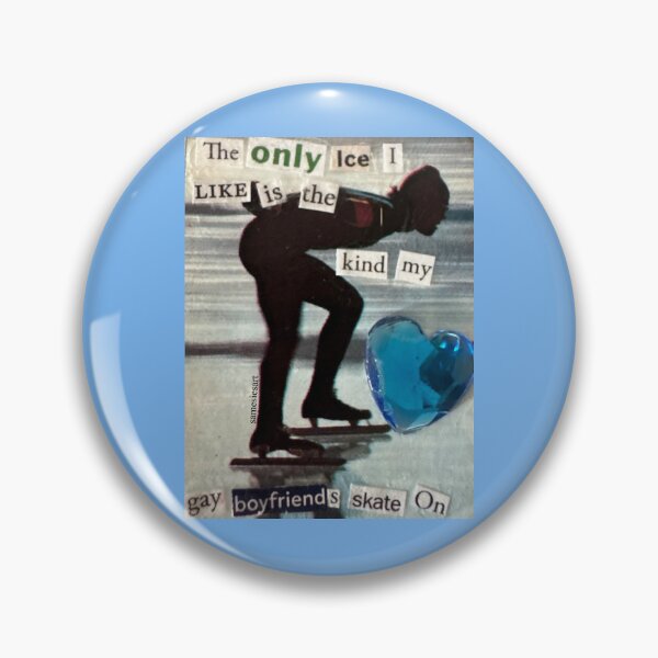 Item preview, gay boyfriends ice skating designed and sold by samesiesart.