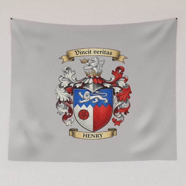 Item preview, The Henry Family Coat of Arms designed and sold by BagTown Clans.