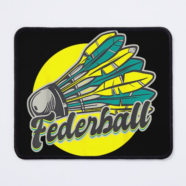 Item preview, Federball Badminton Ball Sport Illustration designed and sold by AYOUB SAIYD.