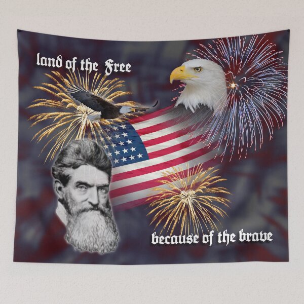 Item preview, Patriotic John Brown designed and sold by Ungovernable Designs.