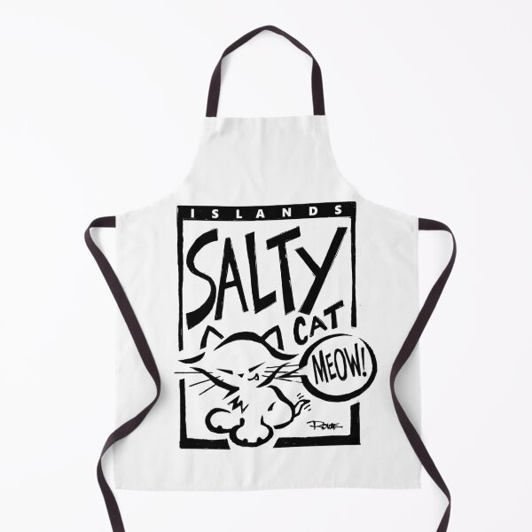 Item preview, Islands Salty Kitten BW designed and sold by Islandscomics.