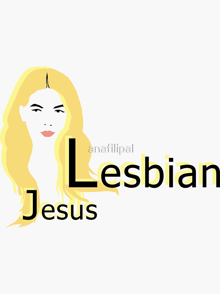 Lesbian Jesus Hayley Kiyoko Sticker By Anafilipal Redbubble