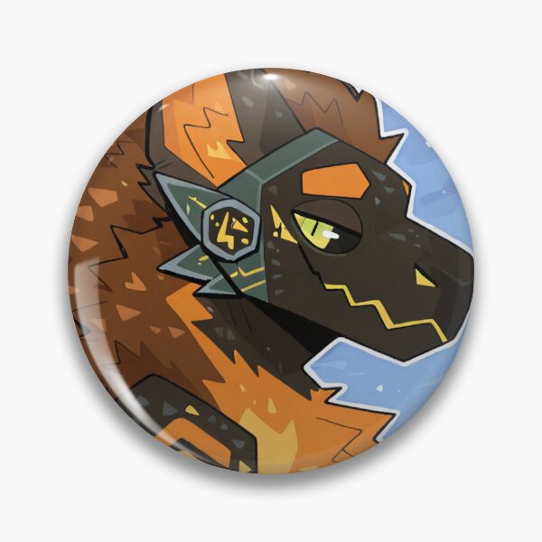 Item preview, Protogen Cyborg with Glowing Orange Patterns designed and sold by KaMow.