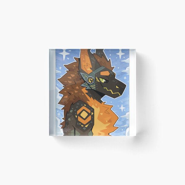 Item preview, Protogen Cyborg with Glowing Orange Patterns designed and sold by KaMow.