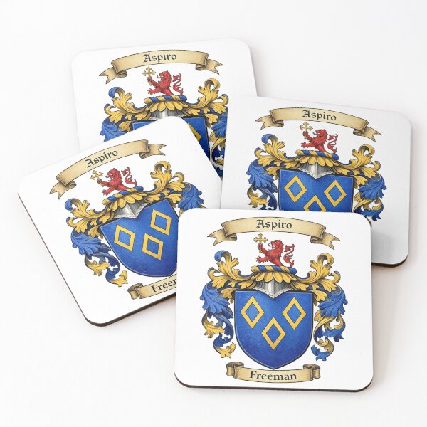 Item preview, The Freeman Family Coat of Arms designed and sold by BagTown Clans.
