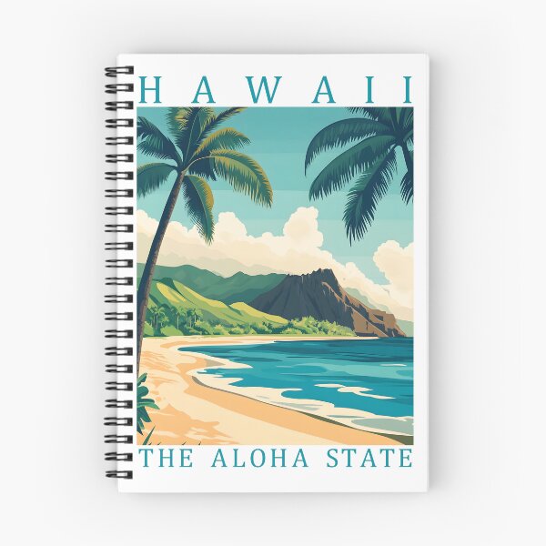 Item preview, Hawaii The Aloha State Vintage Travel Poster designed and sold by GiftsCreek.
