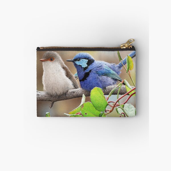 Item preview, ULTRAVIOLET - Splendid Fairy-wrens designed and sold by Frances McMahon Watercolour Bird Artist.