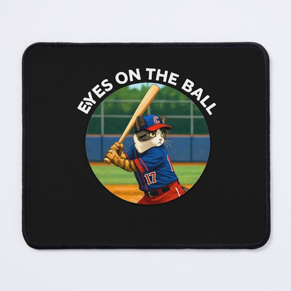 Item preview, Baseball Cat Batter – Feline Slugger Sports Illustration designed and sold by AnimalMarvels.