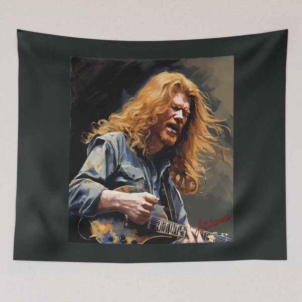 Item preview, Dave Mustaine Thrash Metal Guitar Fury designed and sold by Artisticanvas.