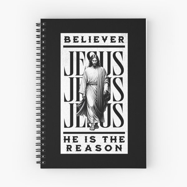 Artikelvorschau, Believer - He Is The Reason - Ostern Christliches T-Shirt + weitere Produkte - Jesus Grafik Schwarz Edition entworfen und verkauft von RMD-Design.