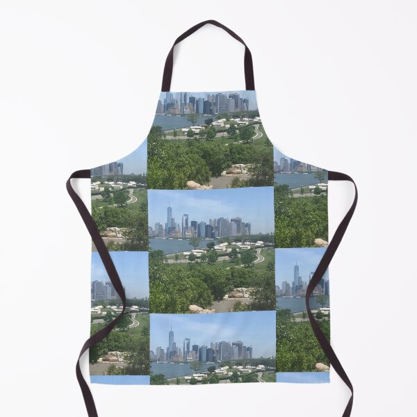 Item preview, Lower Manhattan View At Governors Island Summer Photo Stickers Prints Posters Wall Art Magnet Home Coffee Cup Decoration TShirt Stationary Notebook Magnet Hat Kitchen Work School Office Redbubble Shop designed and sold by Saritas Boutique Shop.
