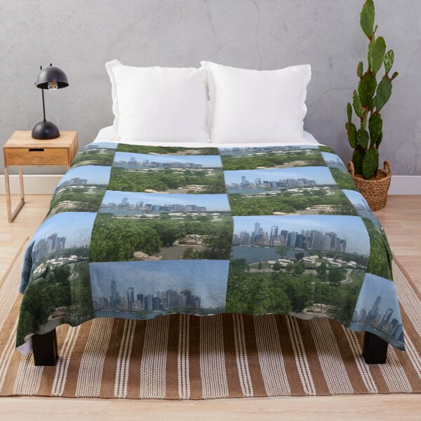 Item preview, Lower Manhattan View At Governors Island Summer Photo Stickers Prints Posters Wall Art Magnet Home Coffee Cup Decoration TShirt Stationary Notebook Magnet Hat Kitchen Work School Office Redbubble Shop designed and sold by Saritas Boutique Shop.
