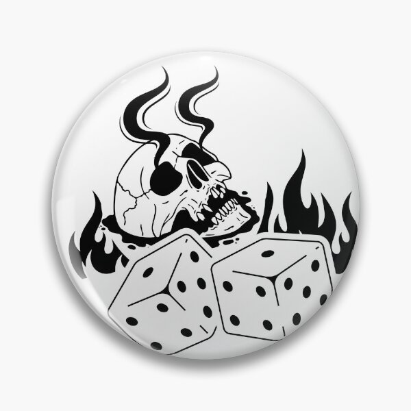 Item preview, I Rolled a 1 - Skull with Dice Critical Fail D&D Humor designed and sold by LouDSarG.