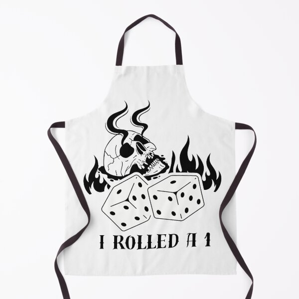 Item preview, I Rolled a 1 - Skull with Dice Critical Fail D&D Humor designed and sold by LouDSarG.