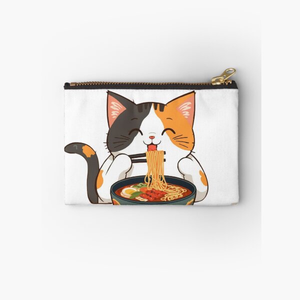 Item preview, Cute cat eating Ramen designed and sold by JosueShop101.