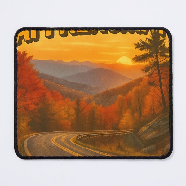 Item preview, Appalachian Mountains Retro Travel Art  designed and sold by francous03.