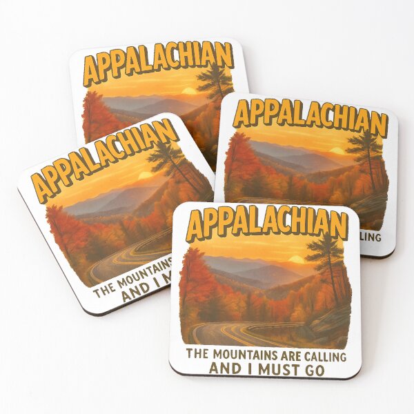 Item preview, Appalachian Mountains Retro Travel Art  designed and sold by francous03.