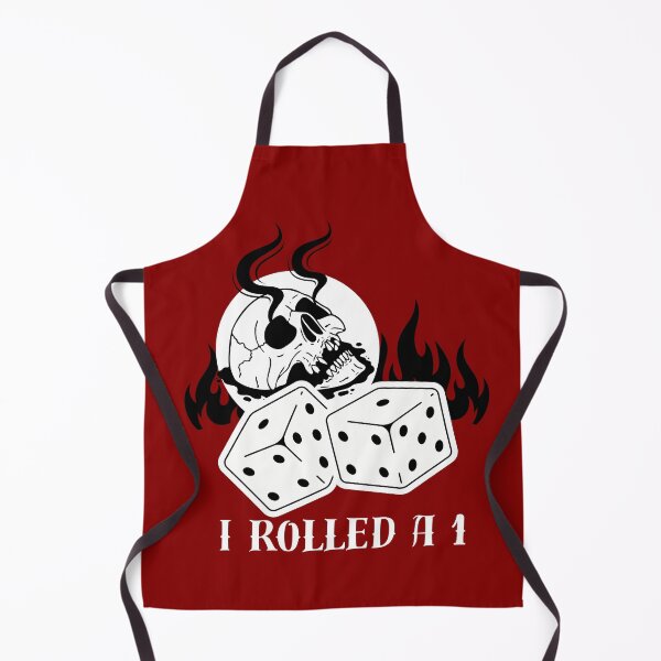 Item preview, I Rolled a 1 - Skull with Dice Critical Fail D&D Humor reverse designed and sold by LouDSarG.