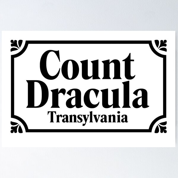Item preview, Count Dracula Transylvania Gothic Plaque designed and sold by Artpicto.