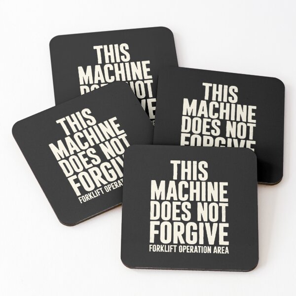 Item preview, This Machine Does Not Forgive – Forklift Operator designed and sold by RetroNibylander.