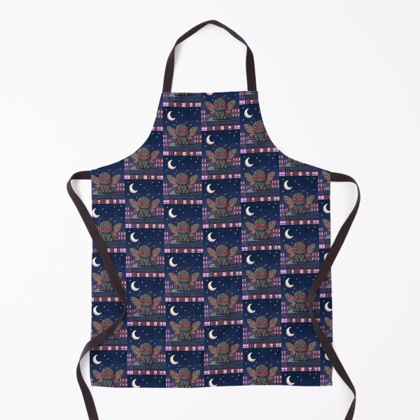 Item preview, Kawaii Pixel Mothman – Cute Cryptid Night Rooftop Aesthetic designed and sold by CryptidArtz.