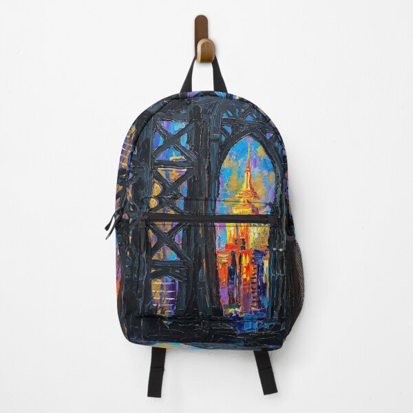 Item preview, Urban Titan: Empire State Through the Bridge Arch designed and sold by CleverCulture.