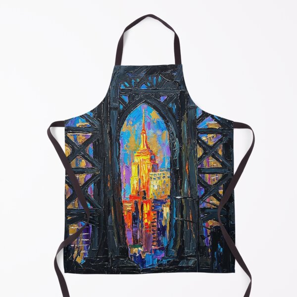 Item preview, Urban Titan: Empire State Through the Bridge Arch designed and sold by CleverCulture.