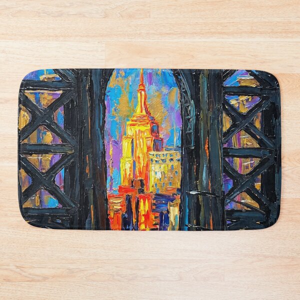 Item preview, Urban Titan: Empire State Through the Bridge Arch designed and sold by CleverCulture.
