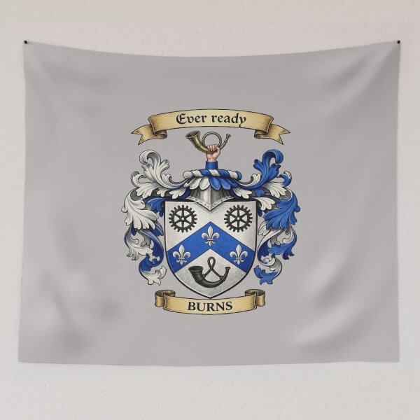 Item preview, The Burns Family Coat of Arms designed and sold by BagTown Clans.