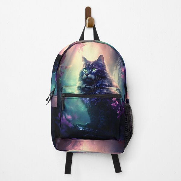 Item preview, Magic Cat in the Enchanted Forest designed and sold by Hipatye26.