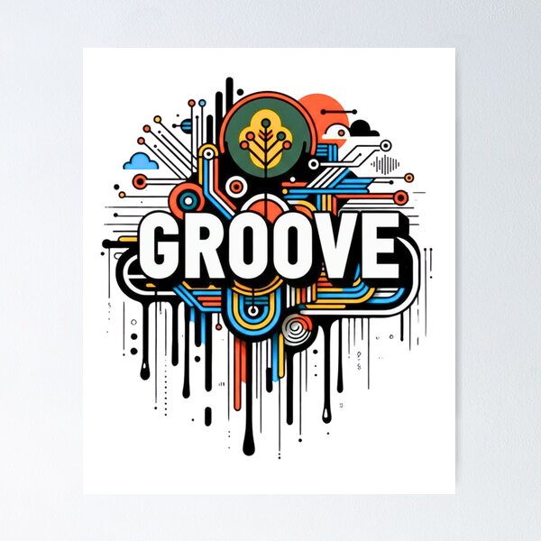 Item preview, Groove Abstract Music Illustration designed and sold by Bongsheila.