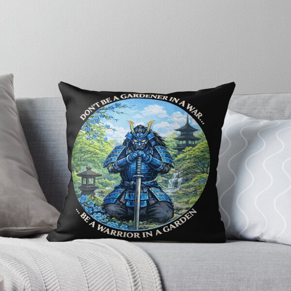 Item preview, warrior in a garden designed and sold by American Artist Designs.