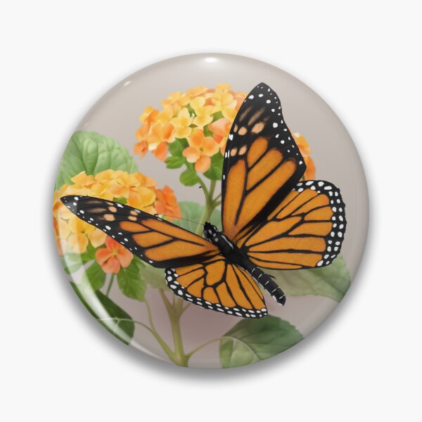 Item preview, Monarch butterfly on a Blooming Butterfly Milkweed Plant  designed and sold by Rockyctees.