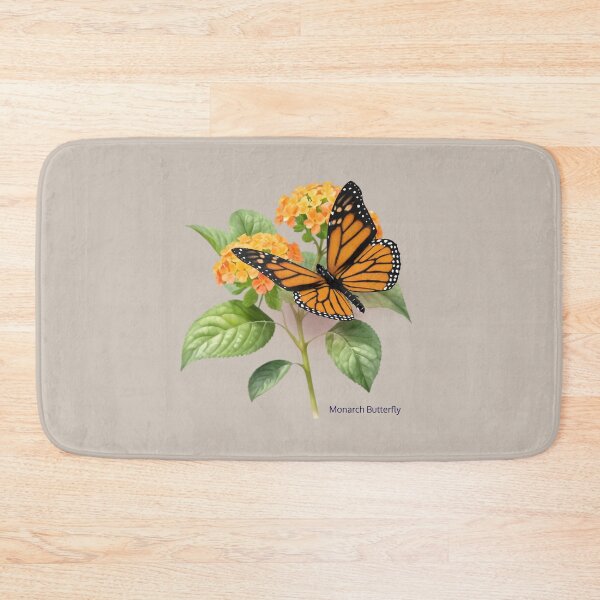 Item preview, Monarch butterfly on a Blooming Butterfly Milkweed Plant  designed and sold by Rockyctees.
