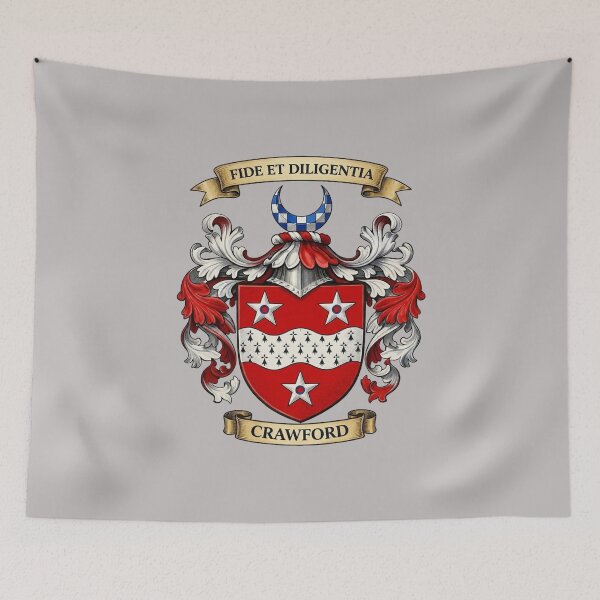 Item preview, The Crawford Family Coat of Arms designed and sold by BagTown Clans.