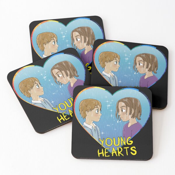Item preview, Anime Young Hearts Black Versions designed and sold by Smagnaferous.