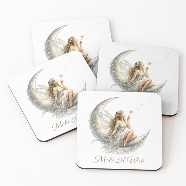 Item preview, Make A Wish – Celestial Moon Fairy designed and sold by TheJoyfulPen.