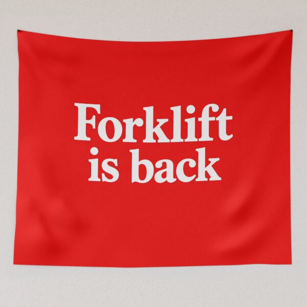Item preview, Forklift Is Back designed and sold by RetroNibylander.