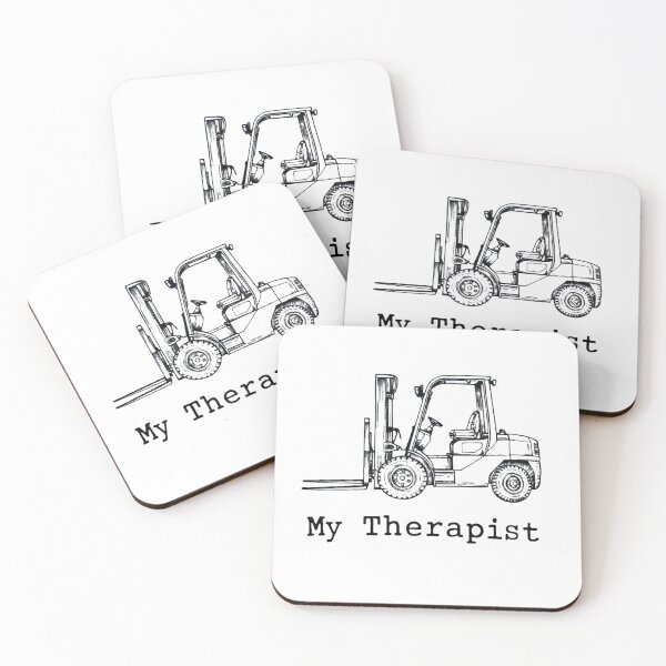 Item preview, Forklift Is My Therapist designed and sold by RetroNibylander.