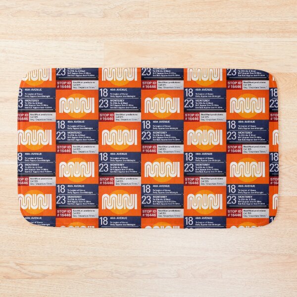 Item preview, SF Muni bus stop. 18, 23 lines designed and sold by StopRequest.