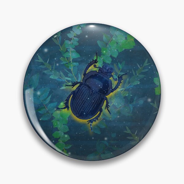 Item preview, Celestial Beetle Eucalyptus Cosmic Garden Design designed and sold by 3DDesignSpot.