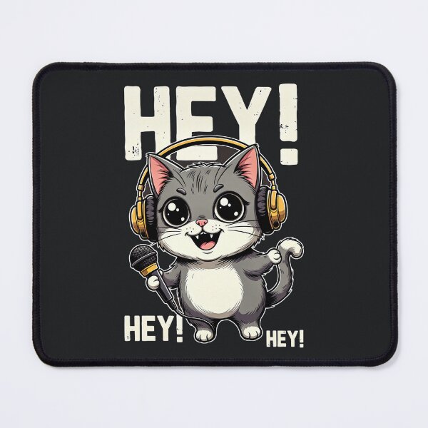 Item preview, Hey Hey DJ Cat – Cute Music Party Vibes designed and sold by Taans-Creation.