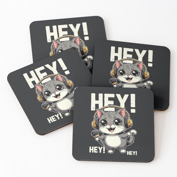 Item preview, Hey Hey DJ Cat – Cute Music Party Vibes designed and sold by Taans-Creation.