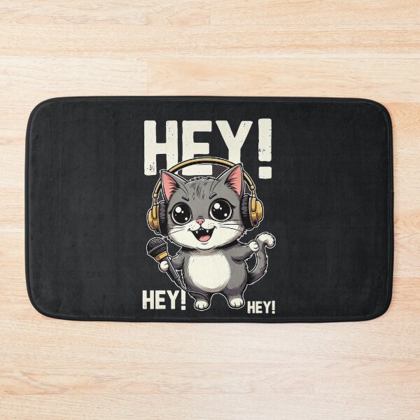 Item preview, Hey Hey DJ Cat – Cute Music Party Vibes designed and sold by Taans-Creation.
