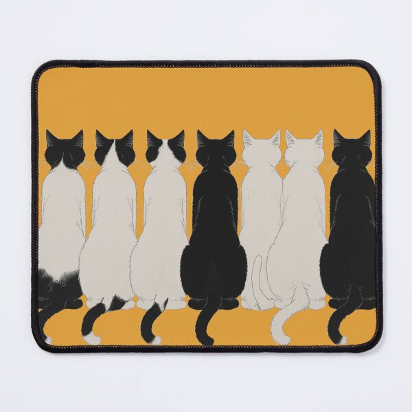Item preview, Packed Together Cats — Back View Illustration MofuGyu Crowd Cats Collection designed and sold by LEO'S CREATURE れおずくりーちゃー.