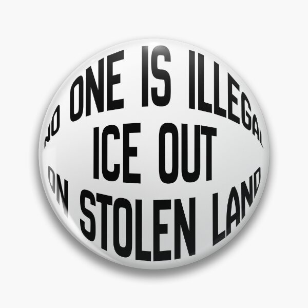 Item preview, ICE OUT - NO ONE IS ILLEGAL. US ANTI FASCISTS UNITE PEACE WORLDWIDE designed and sold by Cosmic Collective Print.