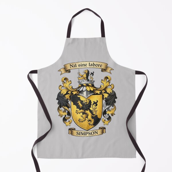 Item preview, The Simpson Family Coat of Arms designed and sold by BagTown Clans.